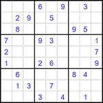 Судоку 9х9 #2901 средний