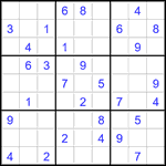 Судоку 9х9 #2902 средний