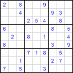 Судоку 9х9 #2908 средний