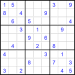 Судоку 9х9 #2909 средний