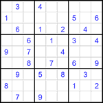 Судоку 9х9 #2910 средний