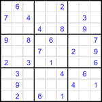 Судоку 9х9 #2914 средний