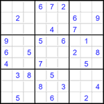 Судоку 9х9 #2917 средний