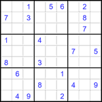 Судоку 9х9 #2880 трудный