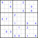 Судоку 9х9 #2890 трудный