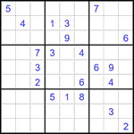 Судоку 9х9 #2869 очень трудный