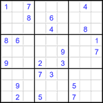 Судоку 9х9 #2876 очень трудный