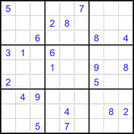 Судоку 9х9 #2885 очень трудный