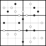 Судоку-точки 6х6 #5 Судоку-точки 6х6 #5
