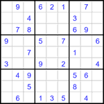 Судоку 9х9 #2954 легкий