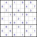 Судоку 9х9 #2955 легкий