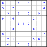 Судоку 9х9 #2957 легкий