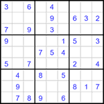 Судоку 9х9 #2958 легкий