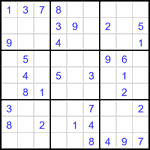 Судоку 9х9 #2959 легкий