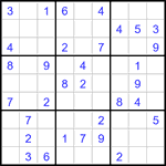Судоку 9х9 #2960 легкий
