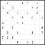 Судоку 9х9 #2963 легкий