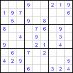 Судоку 9х9 #2964 легкий