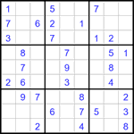 Судоку 9х9 #2967 легкий