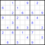 Судоку 9х9 #2928 средний