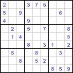 Судоку 9х9 #2932 средний