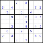 Судоку 9х9 #2934 средний