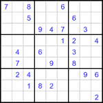 Судоку 9х9 #2937 средний