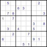 Судоку 9х9 #2917 очень трудный