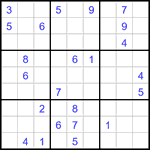 Судоку 9х9 #2921 очень трудный