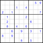 Судоку 9х9 #2935 очень трудный