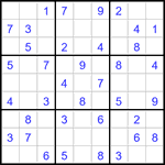Судоку 9х9 #2978 легкий