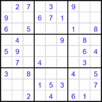 Судоку 9х9 #2979 легкий