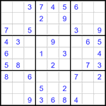 Судоку 9х9 #2980 легкий