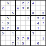Судоку 9х9 #2981 легкий