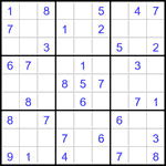 Судоку 9х9 #2984 легкий