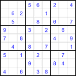 Судоку 9х9 #2985 легкий