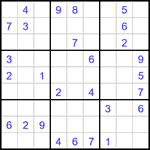 Судоку 9х9 #2941 средний