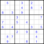 Судоку 9х9 #2943 средний