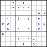 Судоку 9х9 #2944 средний