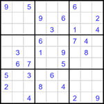 Судоку 9х9 #2945 средний