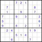 Судоку 9х9 #2948 средний