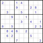 Судоку 9х9 #2949 средний