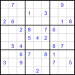 Судоку 9х9 #2970 средний