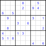 Судоку 9х9 #2938 очень трудный