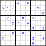 Судоку 9х9 #2941 очень трудный