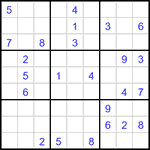 Судоку 9х9 #2944 очень трудный