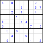 Судоку 9х9 #2946 очень трудный