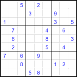 Судоку 9х9 #2948 очень трудный