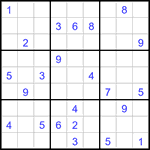 Судоку 9х9 #2949 очень трудный