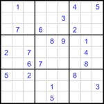 Судоку 9х9 #2958 очень трудный