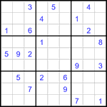 Судоку 9х9 #2965 очень трудный